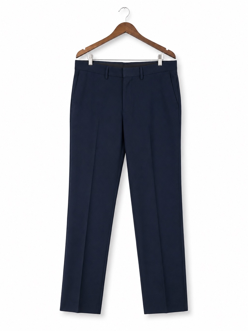 JM Haggar Navy Slim Fit Dress Pants Men's 36x29 Business Casual Career Trousers
